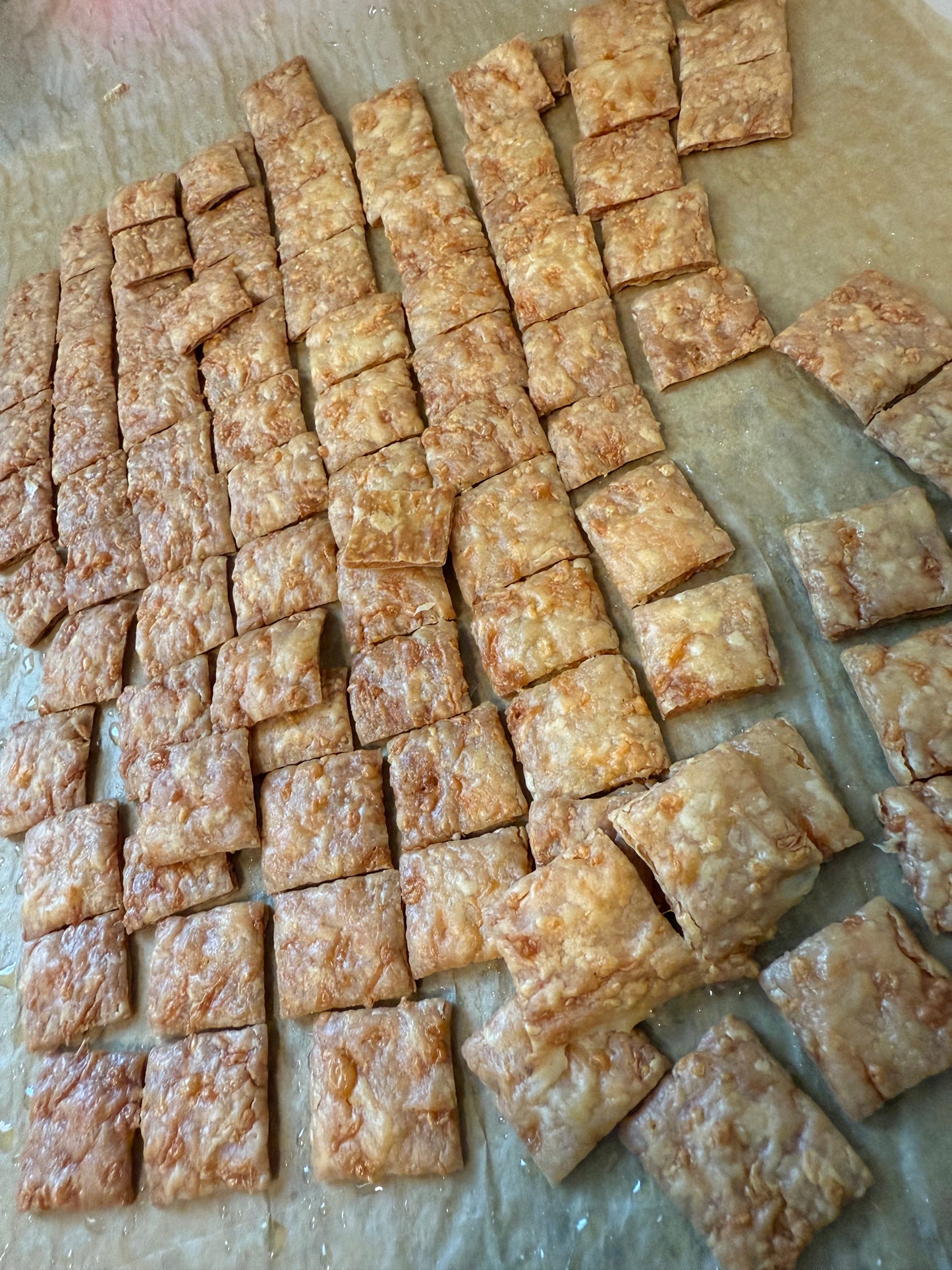 Sourdough Cheddar Crackers
